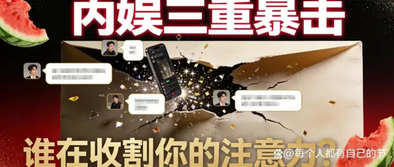 短剧演员录音出状况、顶流被碰瓷、韩红灾区救人，2026七月第一周太精彩